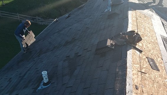 Roof Replacement: In Progress