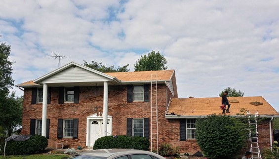 Shingle Roof Replacement During 01