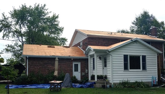 Shingle Roof Replacement During 02